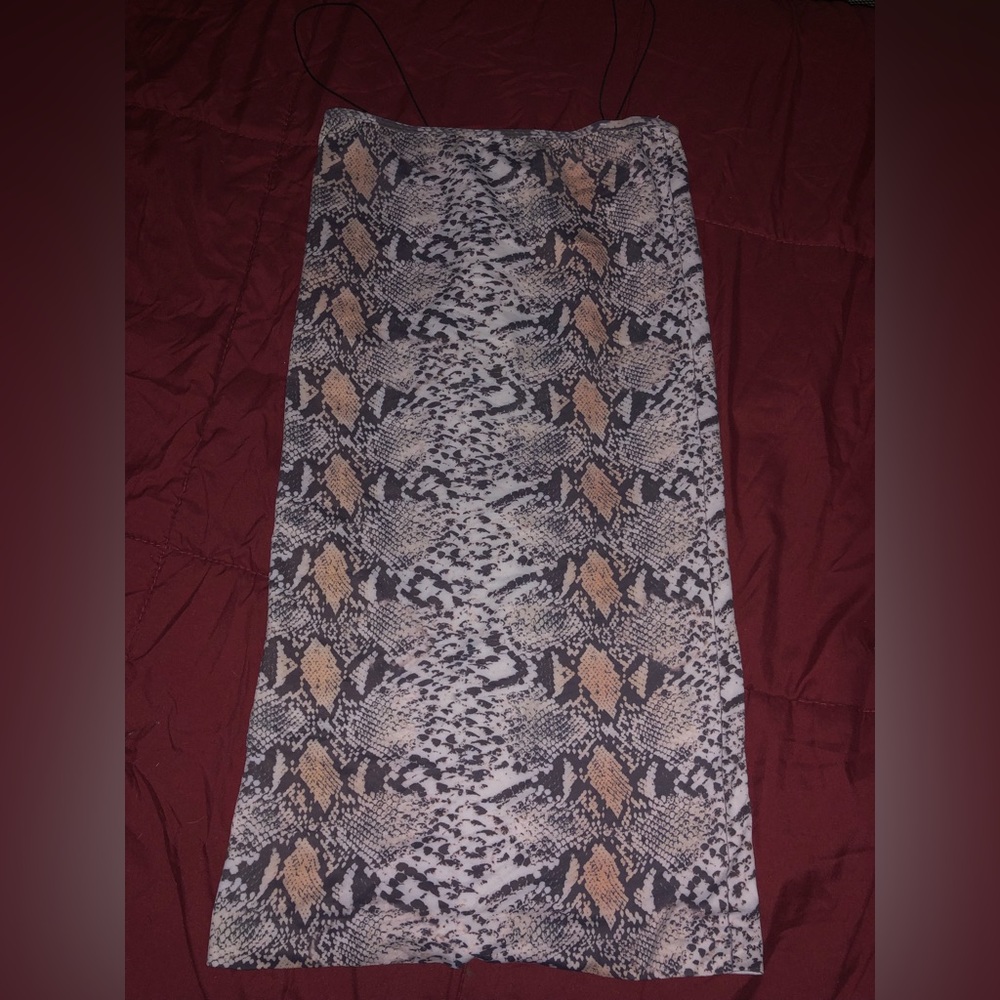 Soft body snake dress
